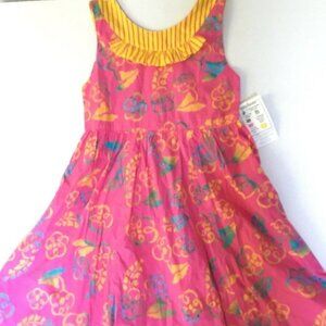 Young Colors Girls Batik Summer Dress Sun 6X